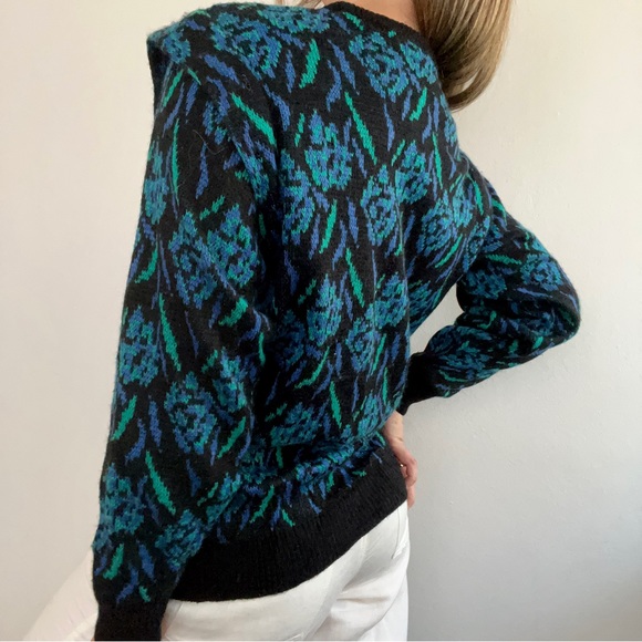 Vintage 90s knit sweater by POP England • So unique! - Picture 5 of 5